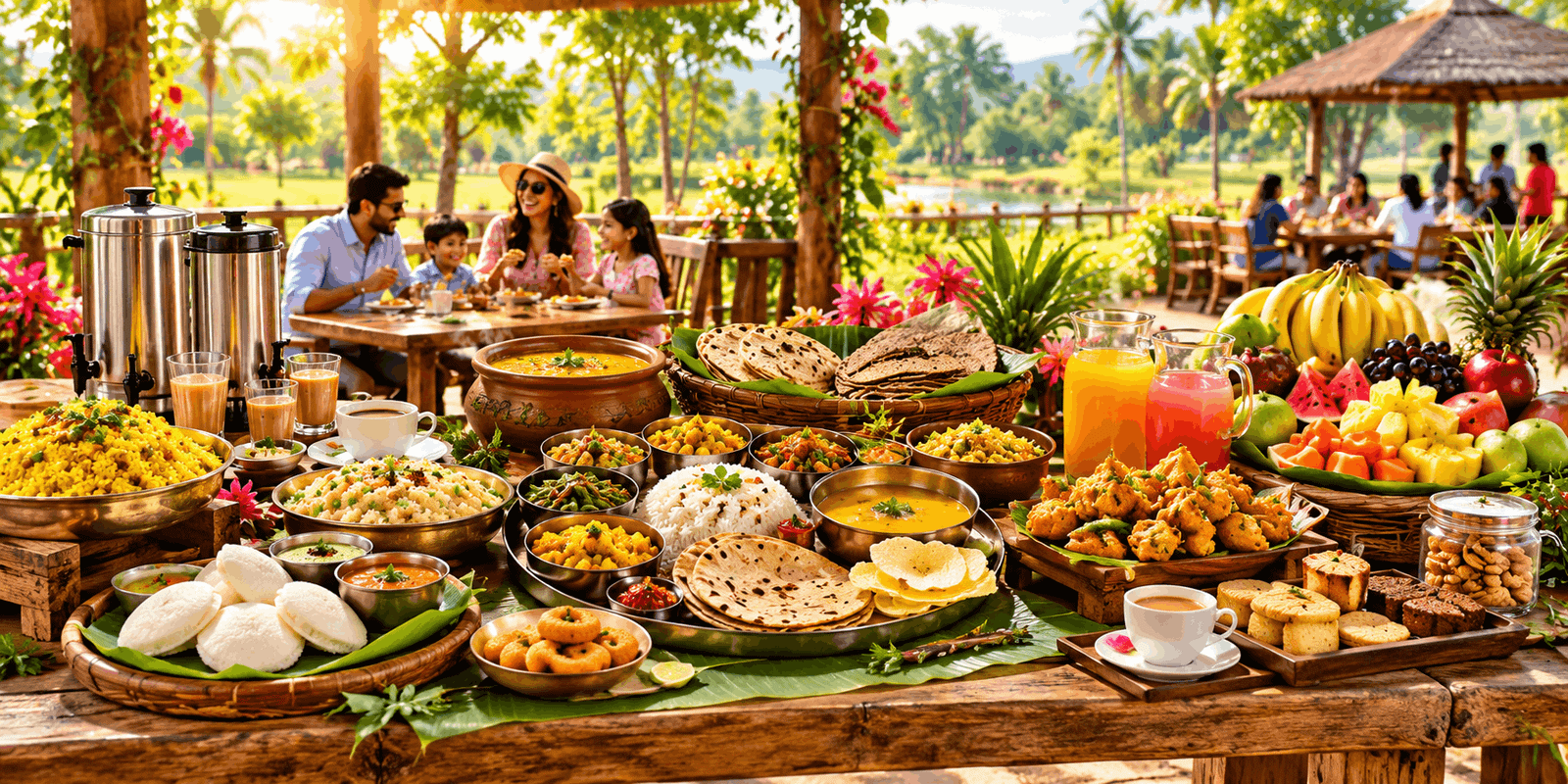 Food and picnic experiences at Surya Farm & Fun