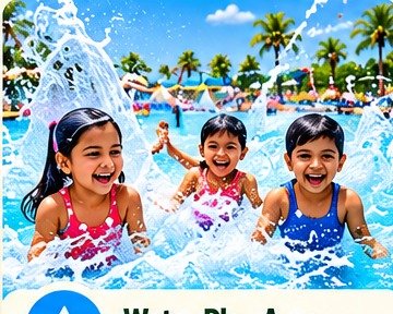 Water play area